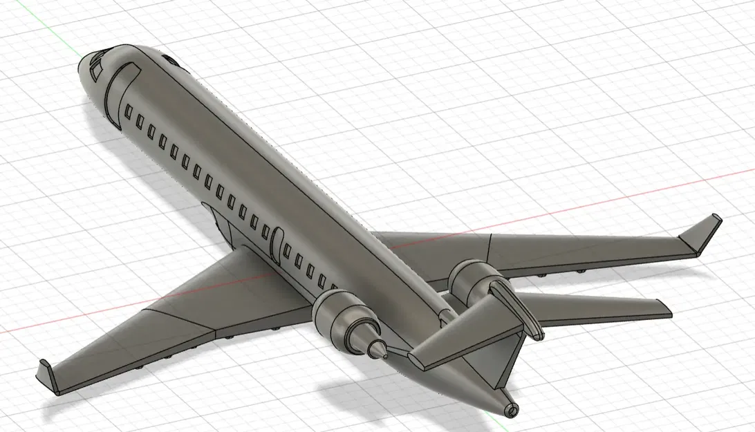 Mô hình máy bay Bombardier CRJ700 tỷ lệ 1:400 - Image 2
