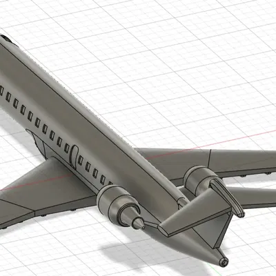 Mô hình máy bay Bombardier CRJ700 tỷ lệ 1:400