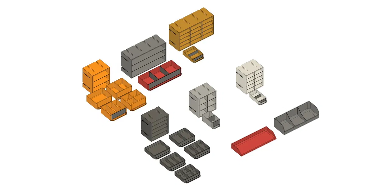 Hệ thống kệ modular cho xưởng làm đồ và lưu trữ linh kiện ... - Image 4