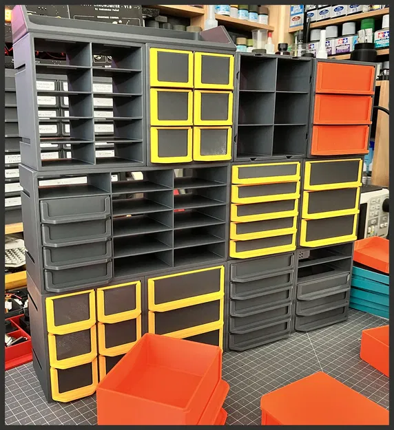 Hệ thống kệ modular cho xưởng làm đồ và lưu trữ linh kiện ... - Image 7