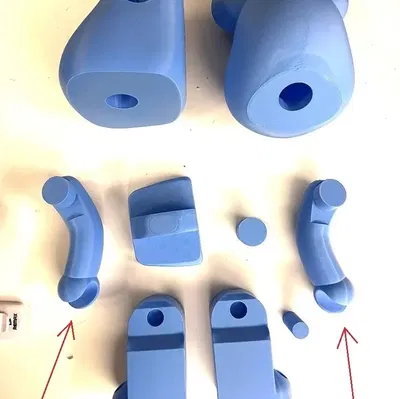 Nhân vật gấu Bear Brick có thể cử động