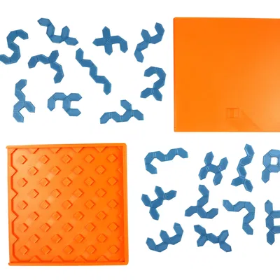 Đồ chơi xếp hình PentaHextan với 20 mảnh ghép polyform