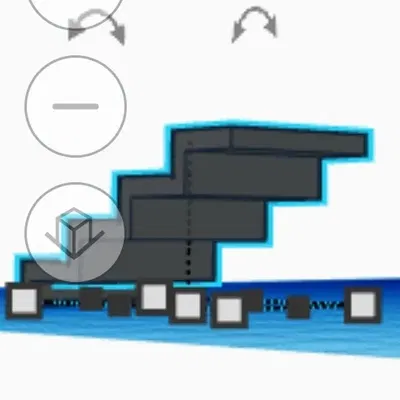 Cầu thang 3D chi tiết cho dự án in ấn