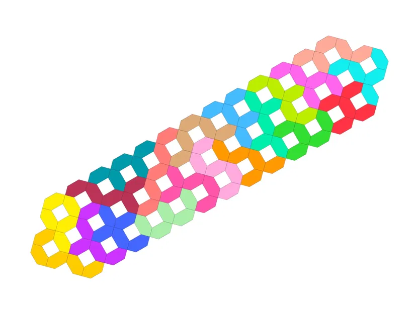 Đồ chơi xếp hình PentaHextan với 20 mảnh ghép polyform - Image 10