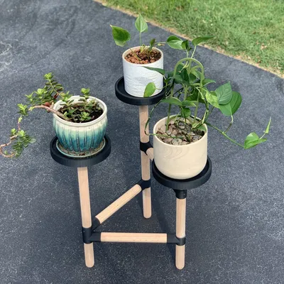 Giá đỡ cây đa tầng thiết kế phong cách Ikea