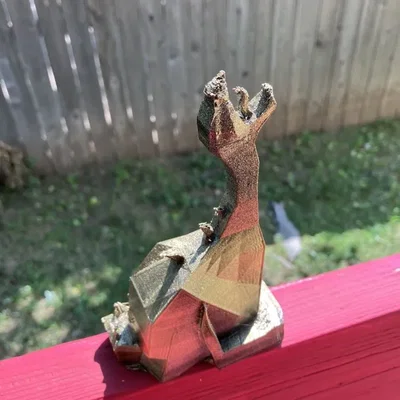 Rồng Low Poly cho Cuộc Thi Low Poly