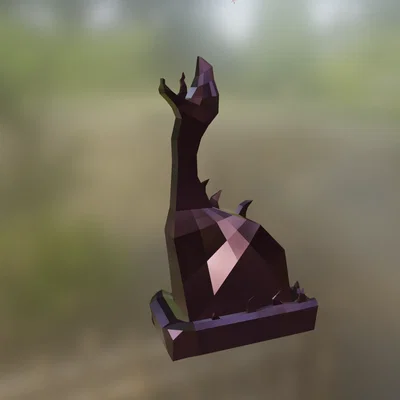 Rồng Low Poly cho Cuộc Thi Low Poly