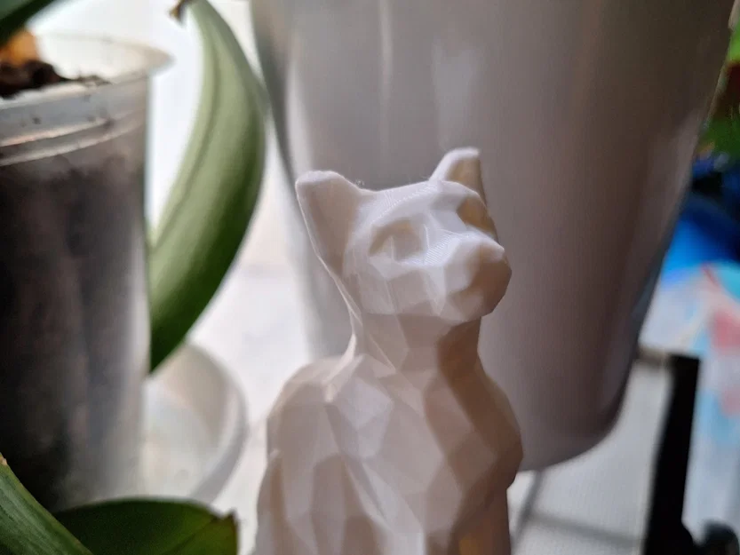 Mèo thấp poly phong cách nghệ thuật 3D - Image 1