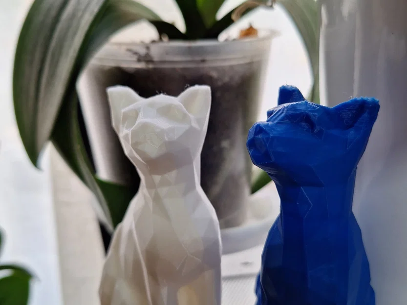 Mèo thấp poly phong cách nghệ thuật 3D - Image 2