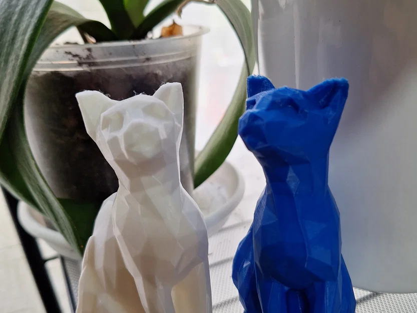 Mèo thấp poly phong cách nghệ thuật 3D - Image 4