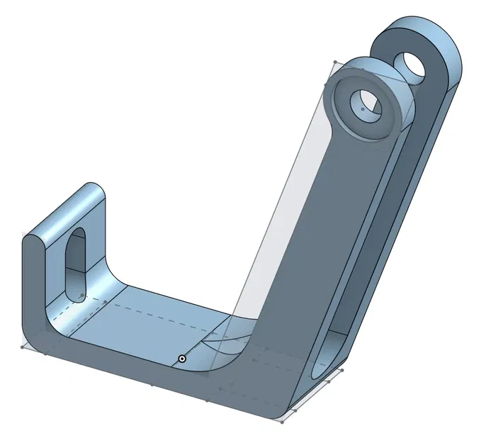 Giá đỡ đèn cho khung xe đạp với phanh cantilever - Image 1