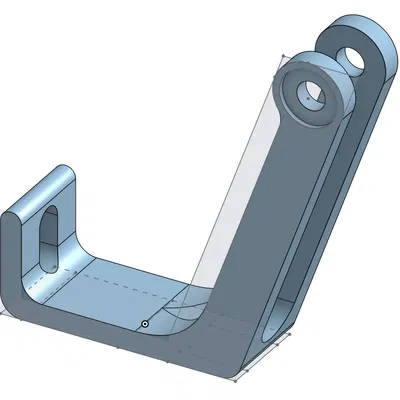 Giá đỡ đèn cho khung xe đạp với phanh cantilever