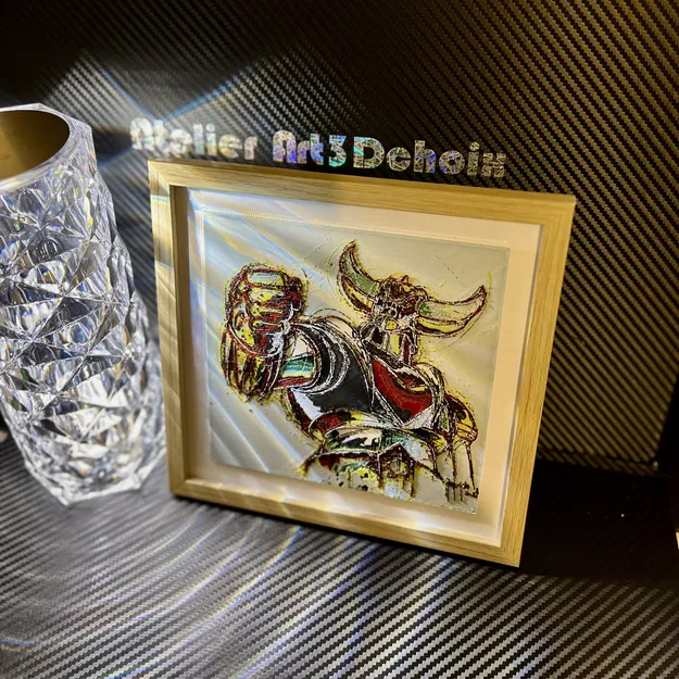 Mô hình Goldorak Lithophane tương thích với mọi máy in - Image 1