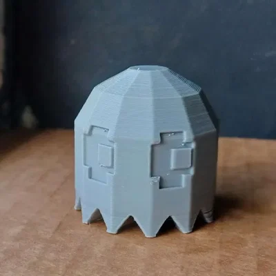 Ma nhỏ phong cách Low Poly từ trò chơi Pac-Man