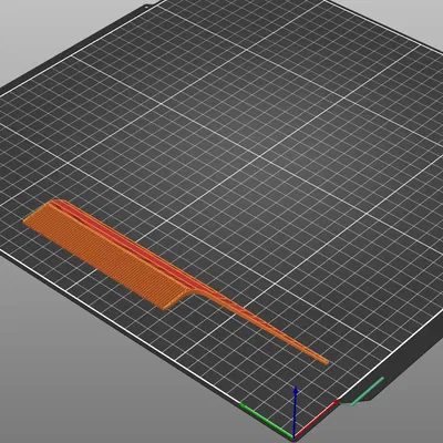 Lược chải tóc có tay cầm mảnh cho việc chia tóc