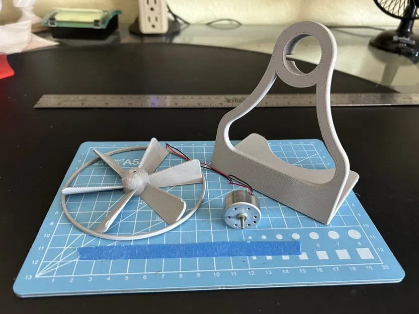 Quạt bàn nhỏ chạy bằng USB cho không gian làm việc - Image 2