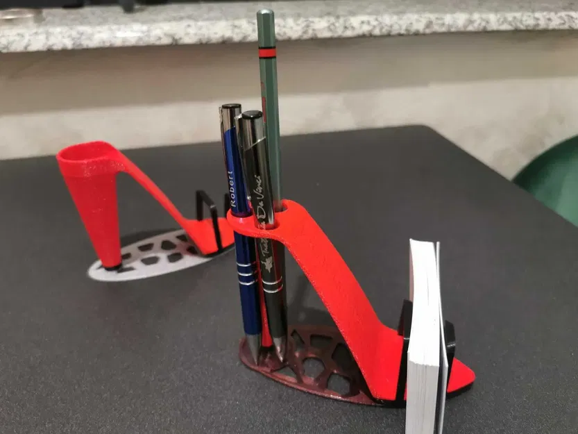 Giá đỡ danh thiếp và bút chì thanh lịch - Image 1