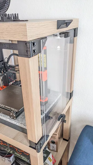 Bảng chứa đồ IKEA Lack với cửa gập và bản lề in sẵn - Image 3