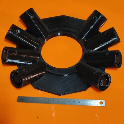 Hỗ trợ trung tâm cho cấu trúc PVC như thân nhện hoặc lều