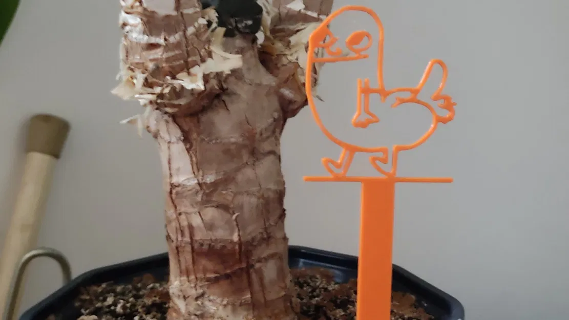 Nhãn cây Dickbutt độc đáo cho khu vườn - Image 1