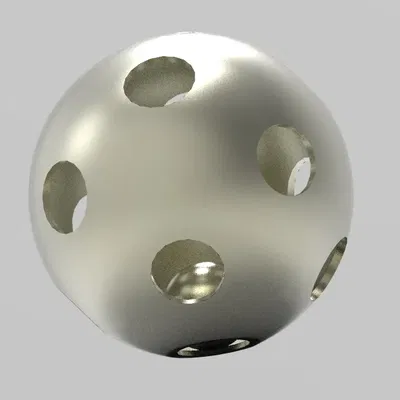 Mô hình mèo đang chơi với bóng bên trong bóng khác