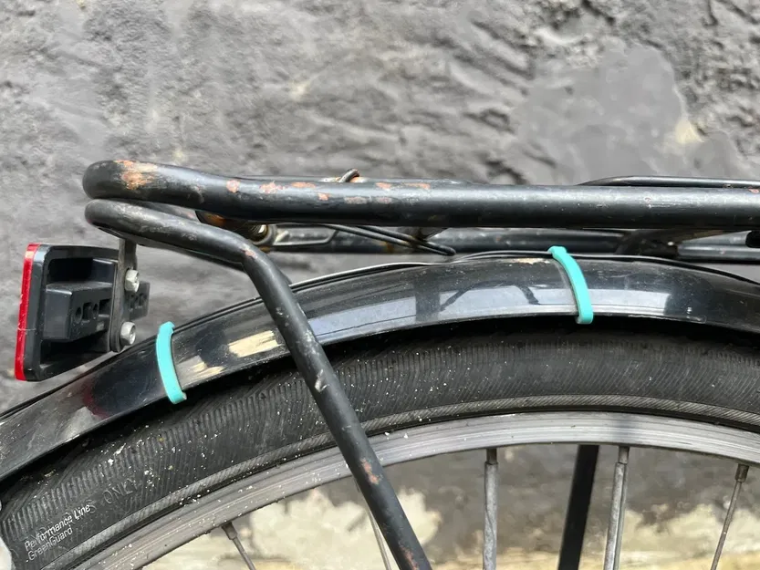 Kẹp cáp khung xe đạp và chắn bùn tháo rời - Image 3