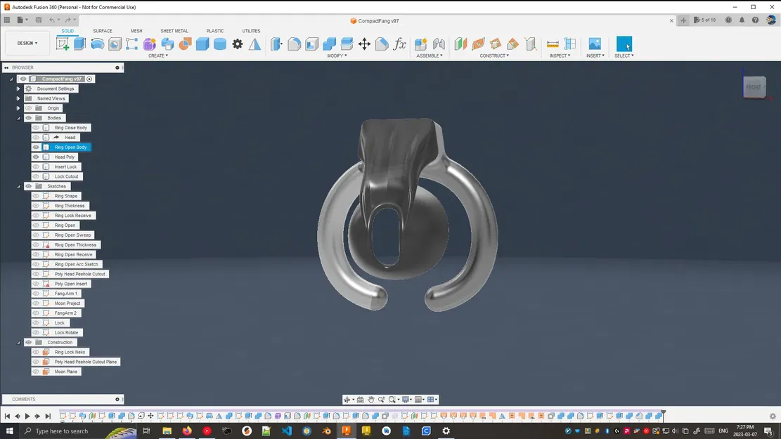Cage giữ gìn sự trong trắng Compact Fang - Image 1