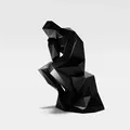 Mô hình The Thinker phong cách low poly cho in 3D - Thumbnail 1