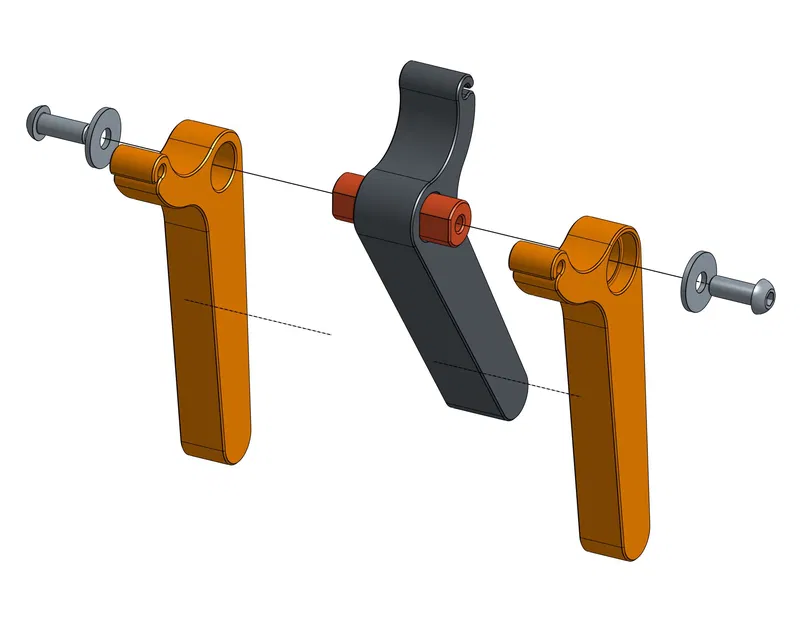 Kẹp Chống Xe Đạp Lên Ghi Đông V2 - Image 2