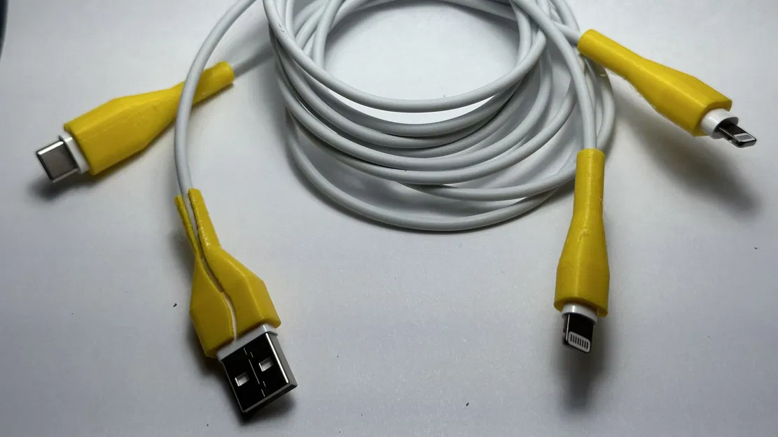 Bộ bảo vệ cáp cho kết nối USB-A, USB-C và Lightning - Image 1