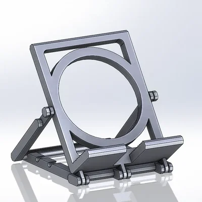 Giá đỡ điện thoại điều chỉnh in-sẵn với 3 góc nghiêng