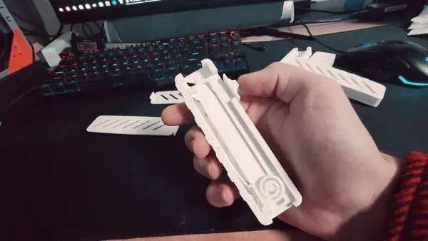 Đồ chơi Fidget OTF in hoàn toàn không cần dây cao su - Image 2