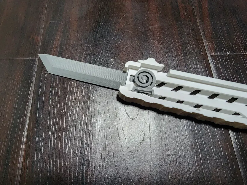 Đồ chơi Fidget OTF in hoàn toàn không cần dây cao su - Image 3