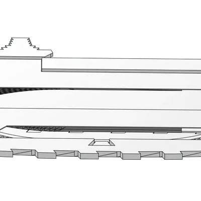 Đồ chơi Fidget OTF in hoàn toàn không cần dây cao su