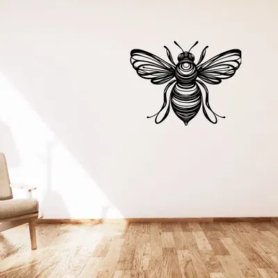 Trang trí tường bumblebee phong cách tối giản