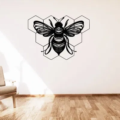 Trang trí tường bumblebee phong cách tối giản