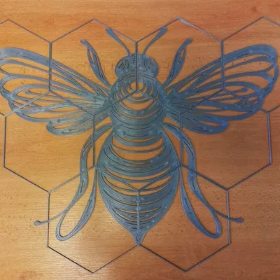 Trang trí tường bumblebee phong cách tối giản