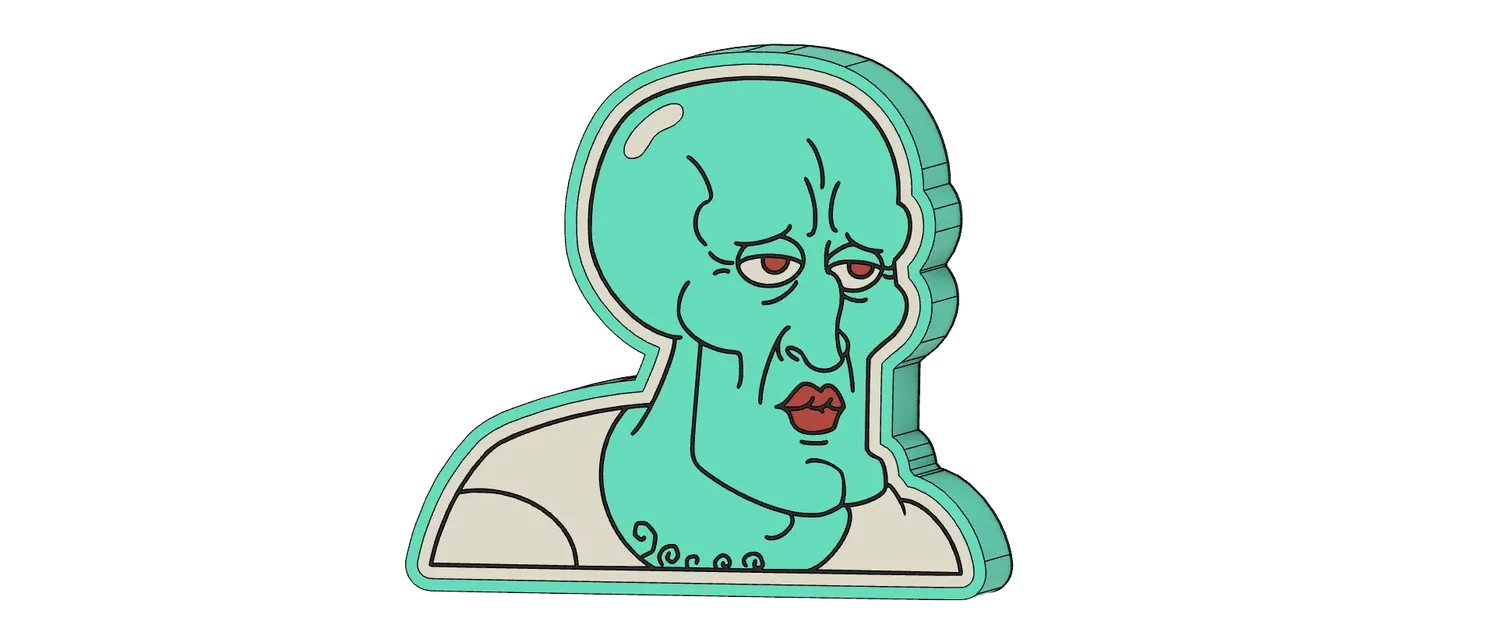 Nhân vật Squidward đẹp trai từ SpongeBob - Image 1