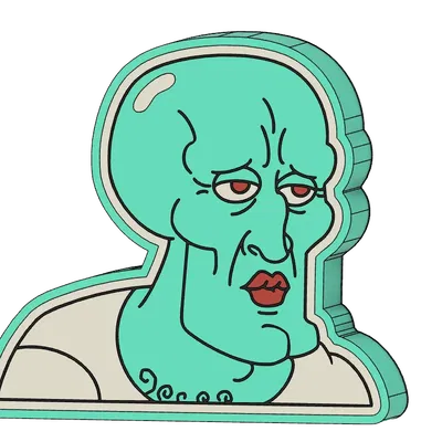 Nhân vật Squidward đẹp trai từ SpongeBob