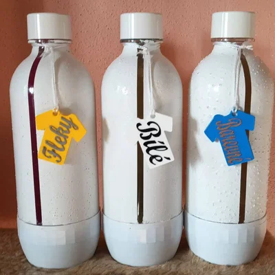 Nhãn dán chai cho sản phẩm giặt tẩy dành cho vợ