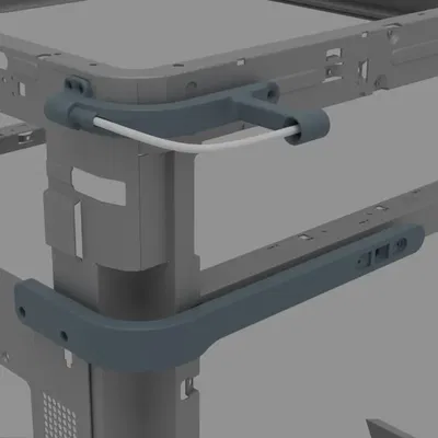 Giá đỡ cuộn bên P1P với tay hướng dẫn PTFE