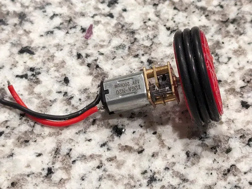 Mâm xe 30mm cho bánh xe 32mm 2 hoặc 3 O ring cho robot chiến đấu 150g - Image 3