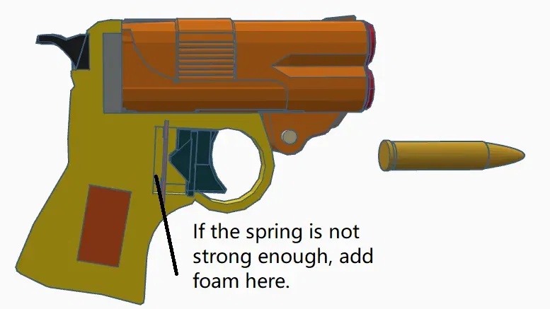 Súng prop TF2 in 3D kiểu Shortstop - Image 8