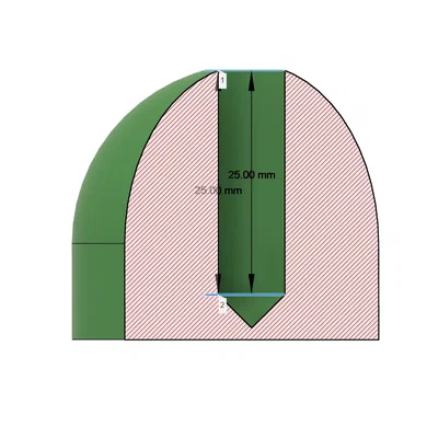 Giá đỡ bút đơn giản với lỗ 10,5mm