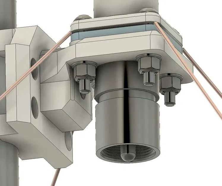 Giá đỡ chắc chắn cho ăng-ten mặt đất 1/4 sóng SO-239 - Image 2