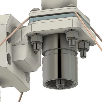 Giá đỡ chắc chắn cho ăng-ten mặt đất 1/4 sóng SO-239