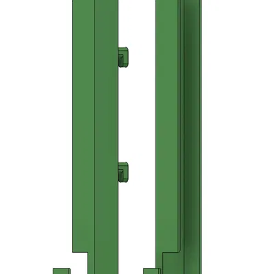 Giá đỡ pin 18650 cho Skadis - 12 chỗ để pin