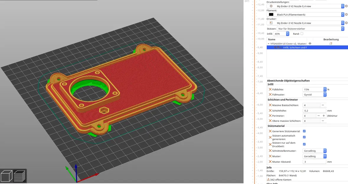 Bảng điều khiển UI che cho YardForce SA600H và các mẫu tương tự - Image 7