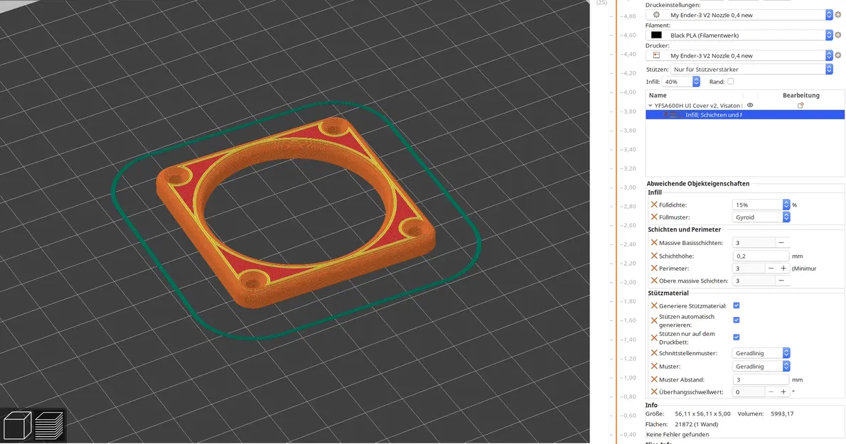 Bảng điều khiển UI che cho YardForce SA600H và các mẫu tương tự - Image 8