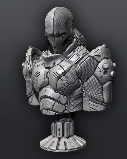 Tượng bán thân Deathstroke hỗ trợ in sẵn - Image 2